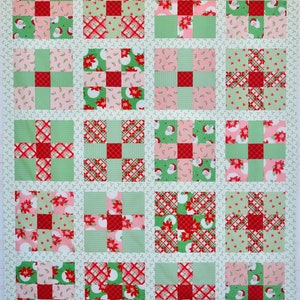 Uneven 9-Patch Quilt PDF Quilt Pattern image 7