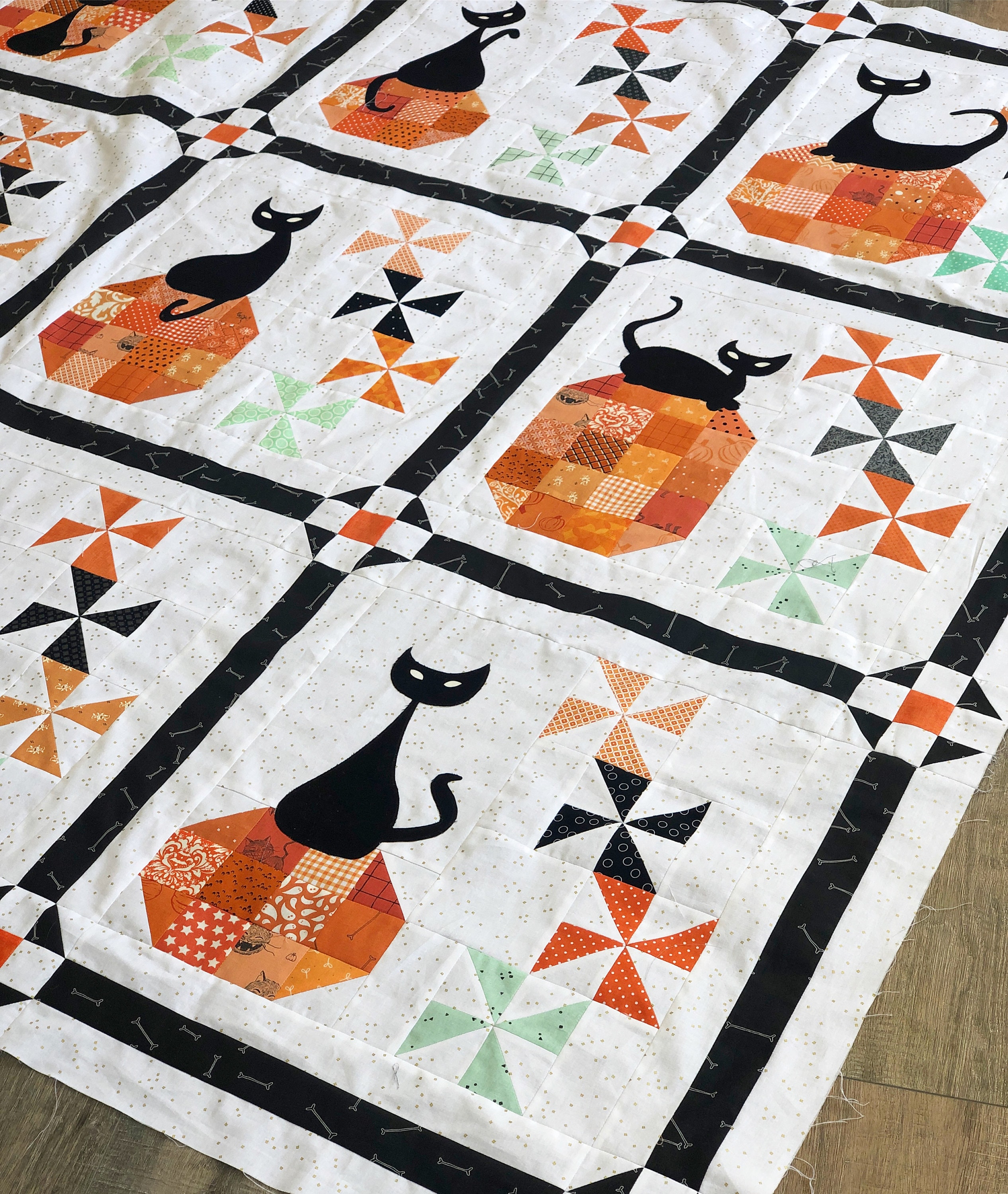 Mod Halloween Quilt Kit Fabric Only ubicaciondepersonas.cdmx.gob.mx