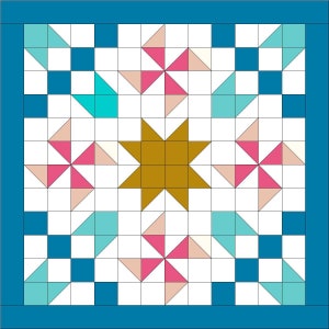 Good Morning Starshine PDF Quilt Pattern, Mini Quilt, Wallhanging, Quilt Pattern image 5