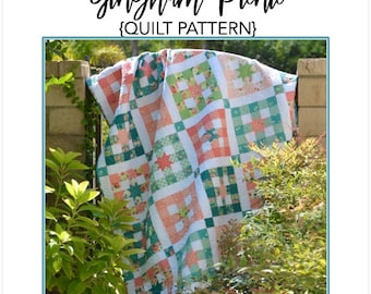 Gingham Picnic PAPER Quilt Pattern