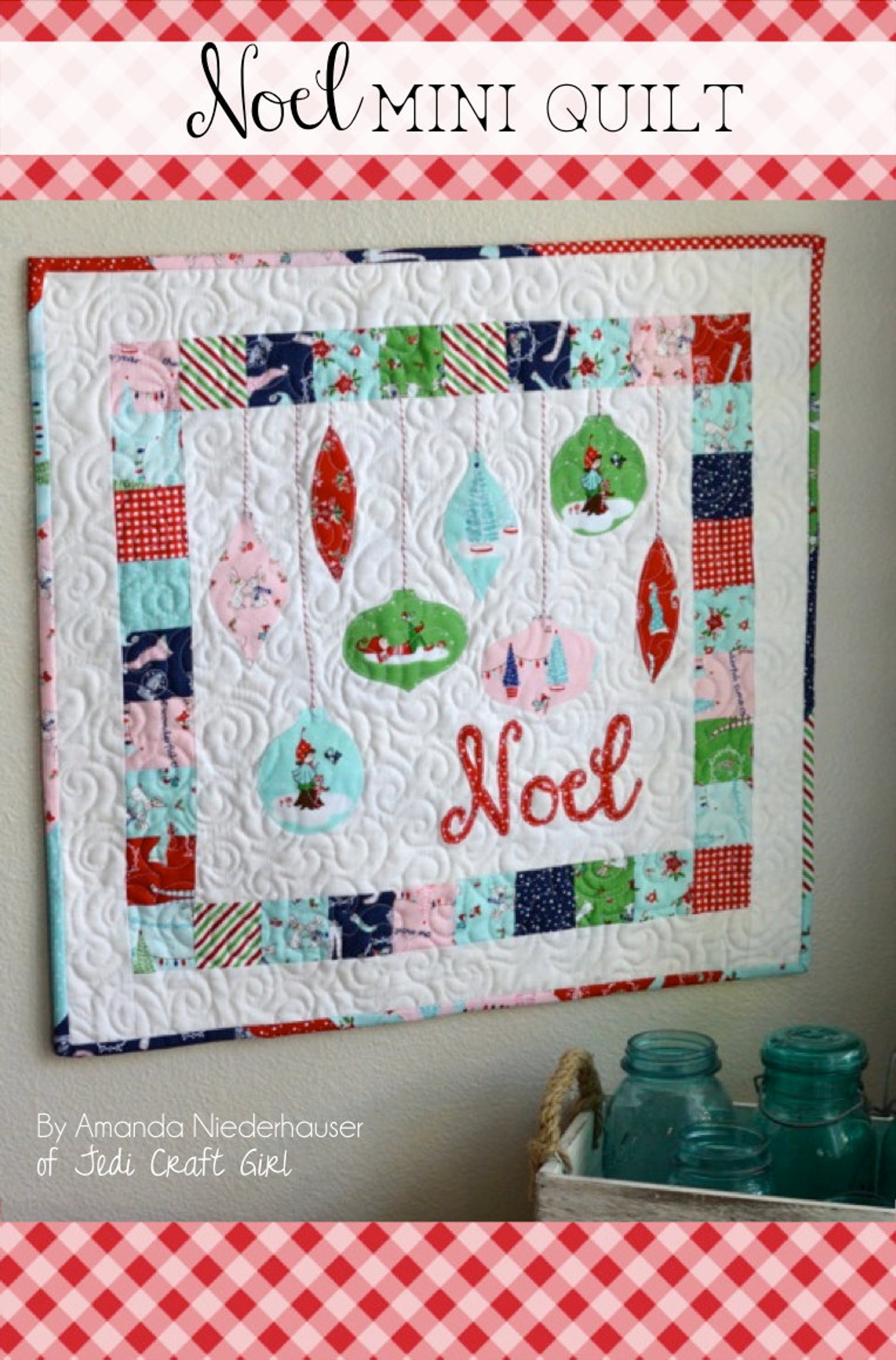 Noel Mini Quilt (christmas Mini Quilt) PDF Quilt Pattern - Etsy
