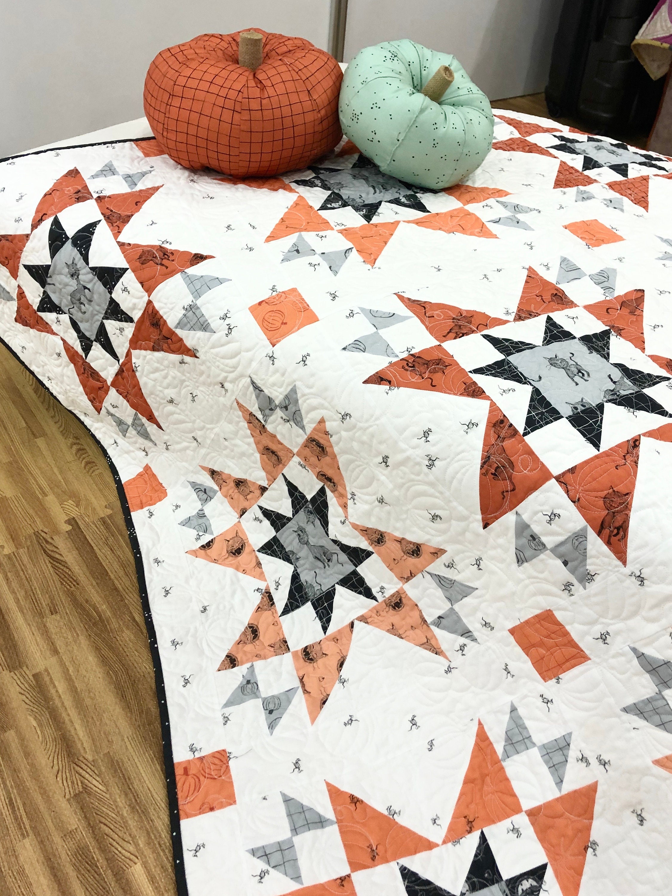 Octobe Rpatterns October Stars PDF Quilt Pattern - Etsy