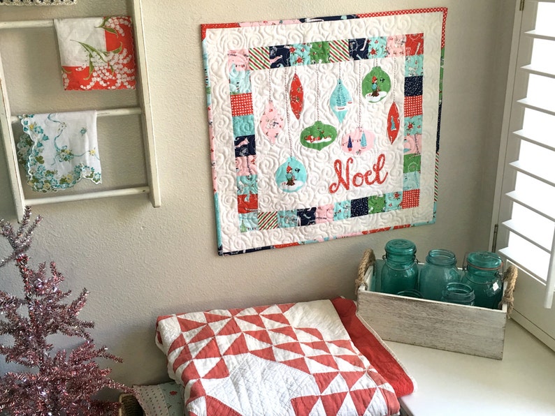 Noel Mini Quilt (christmas Mini Quilt) PDF Quilt Pattern - Etsy