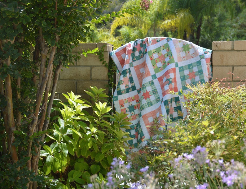 Gingham Picnic PAPER Quilt Pattern Etsy