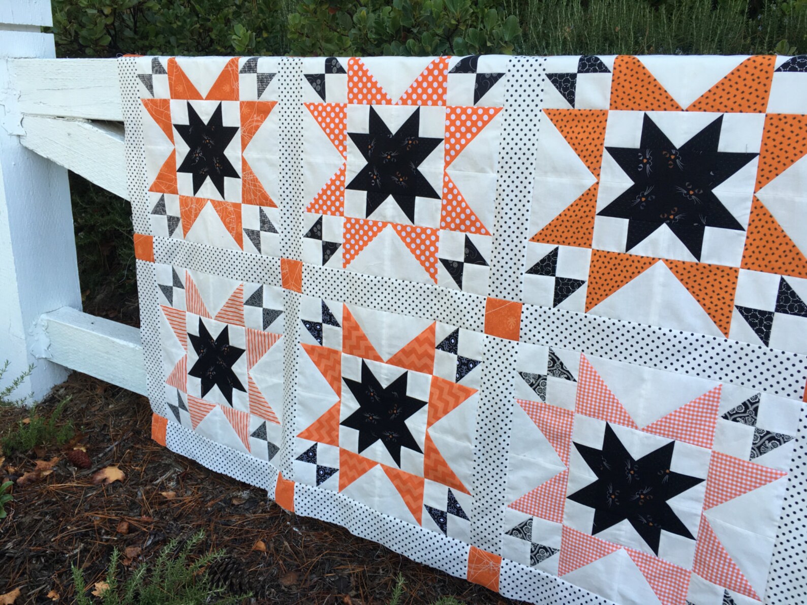 October Stars PDF Quilt Pattern Etsy