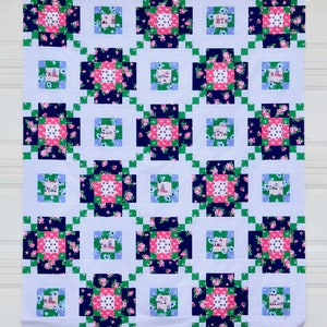 Across The Board Digital Quilt Pattern, PDF Quilt Pattern image 1