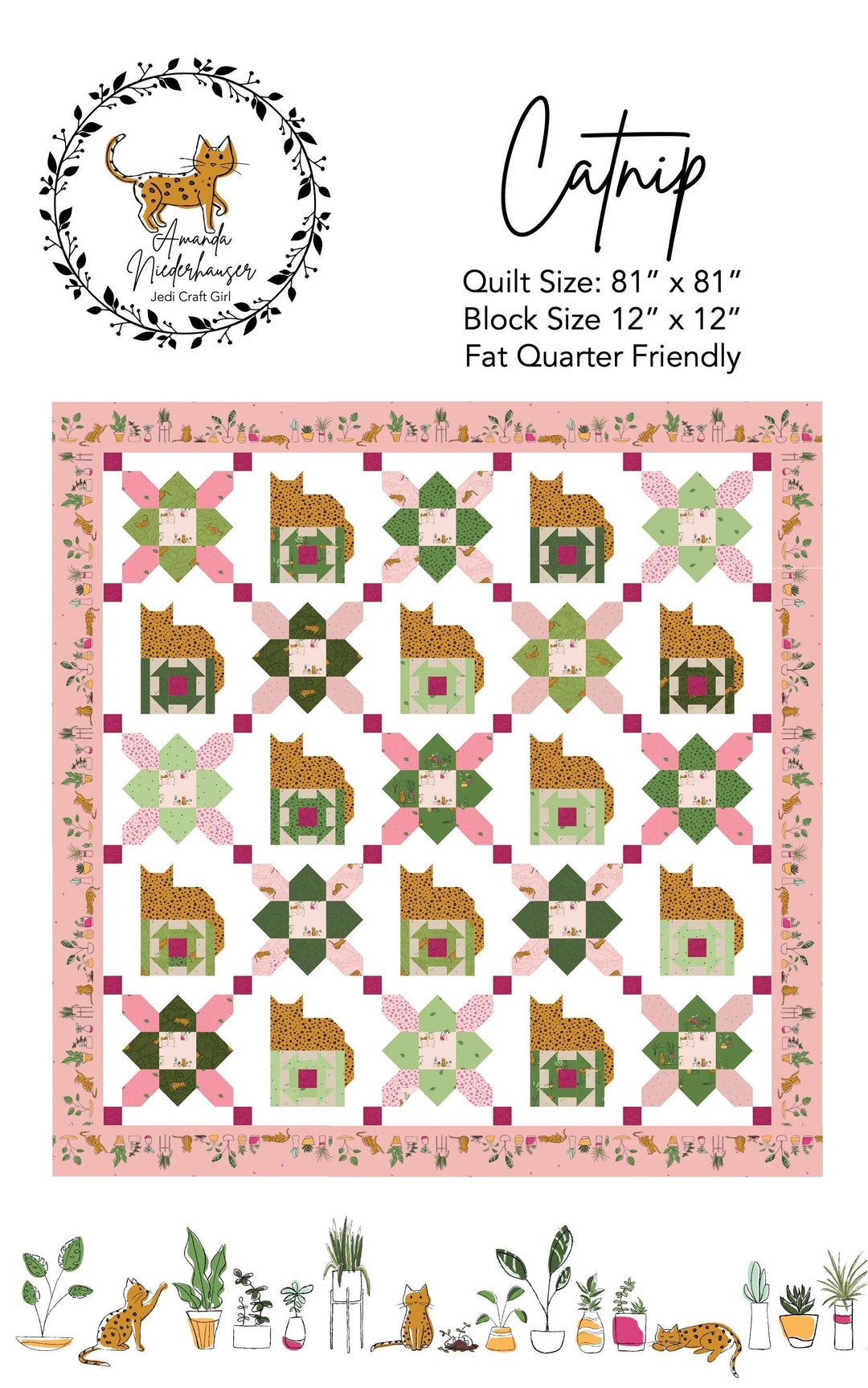 Catnip PDF Quilt Pattern - Etsy