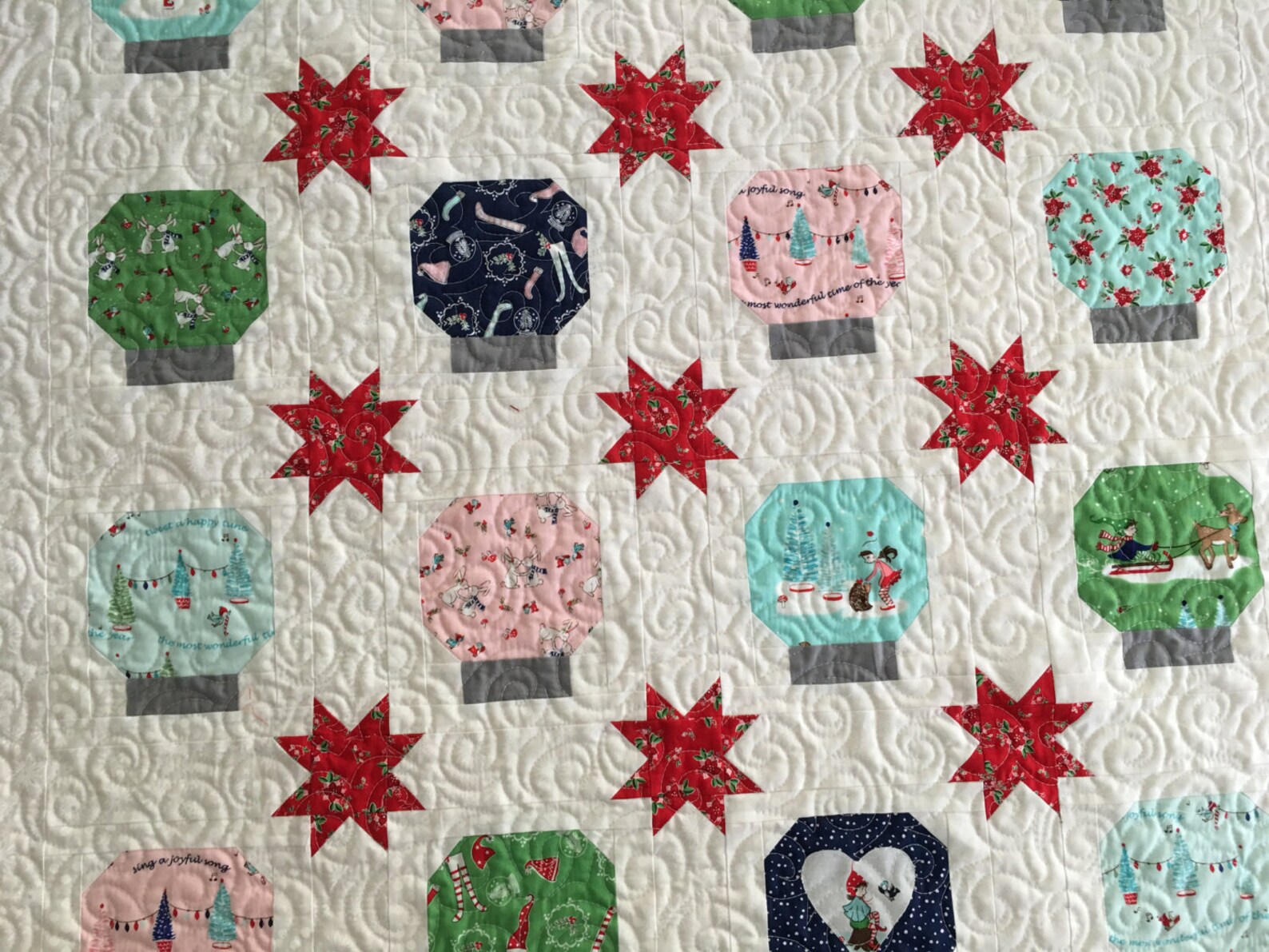 Snow Globe Jars Quilt Pattern PDF Etsy