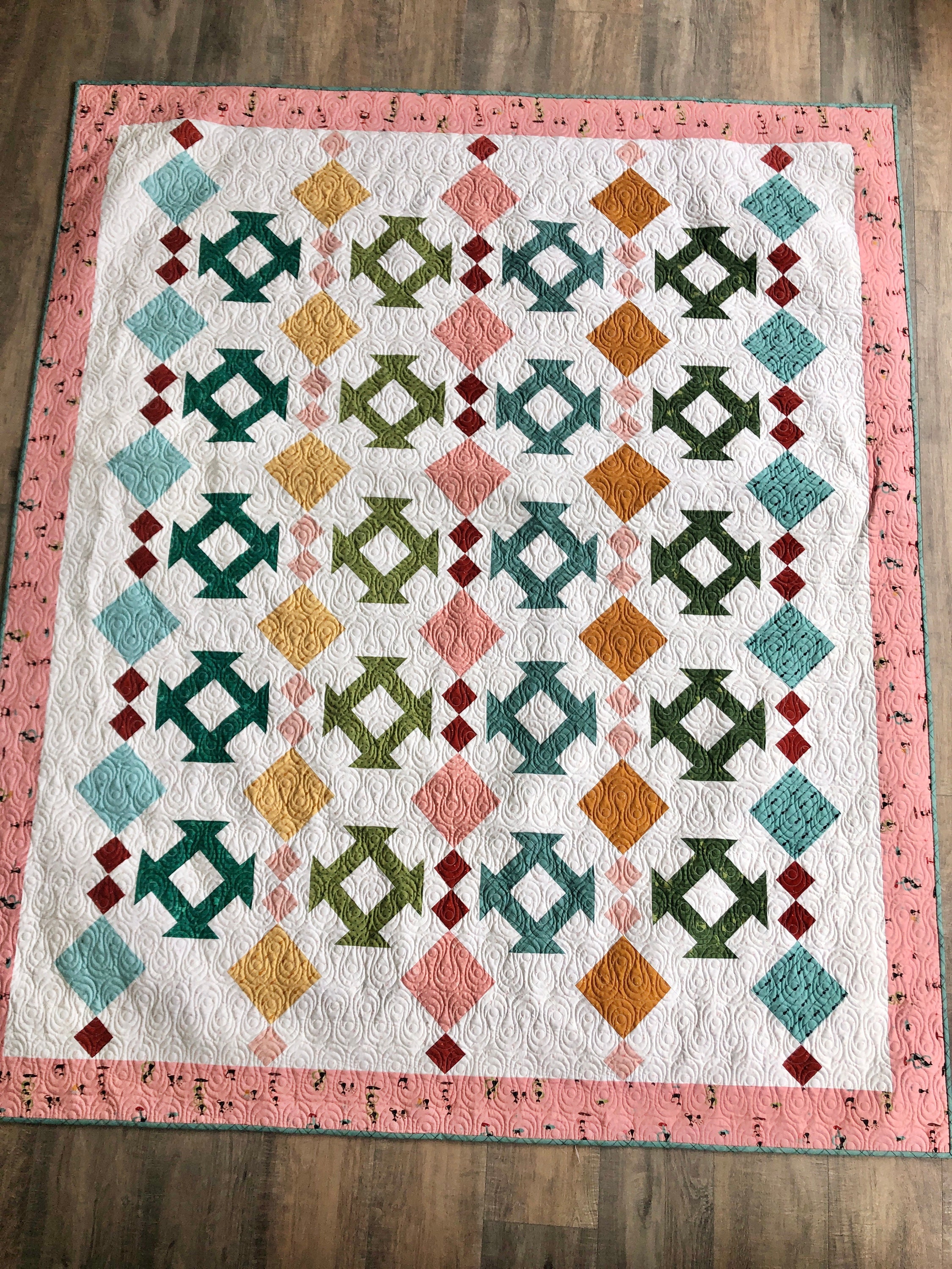 Mod Lanterns Paper Quilt Pattern Etsy