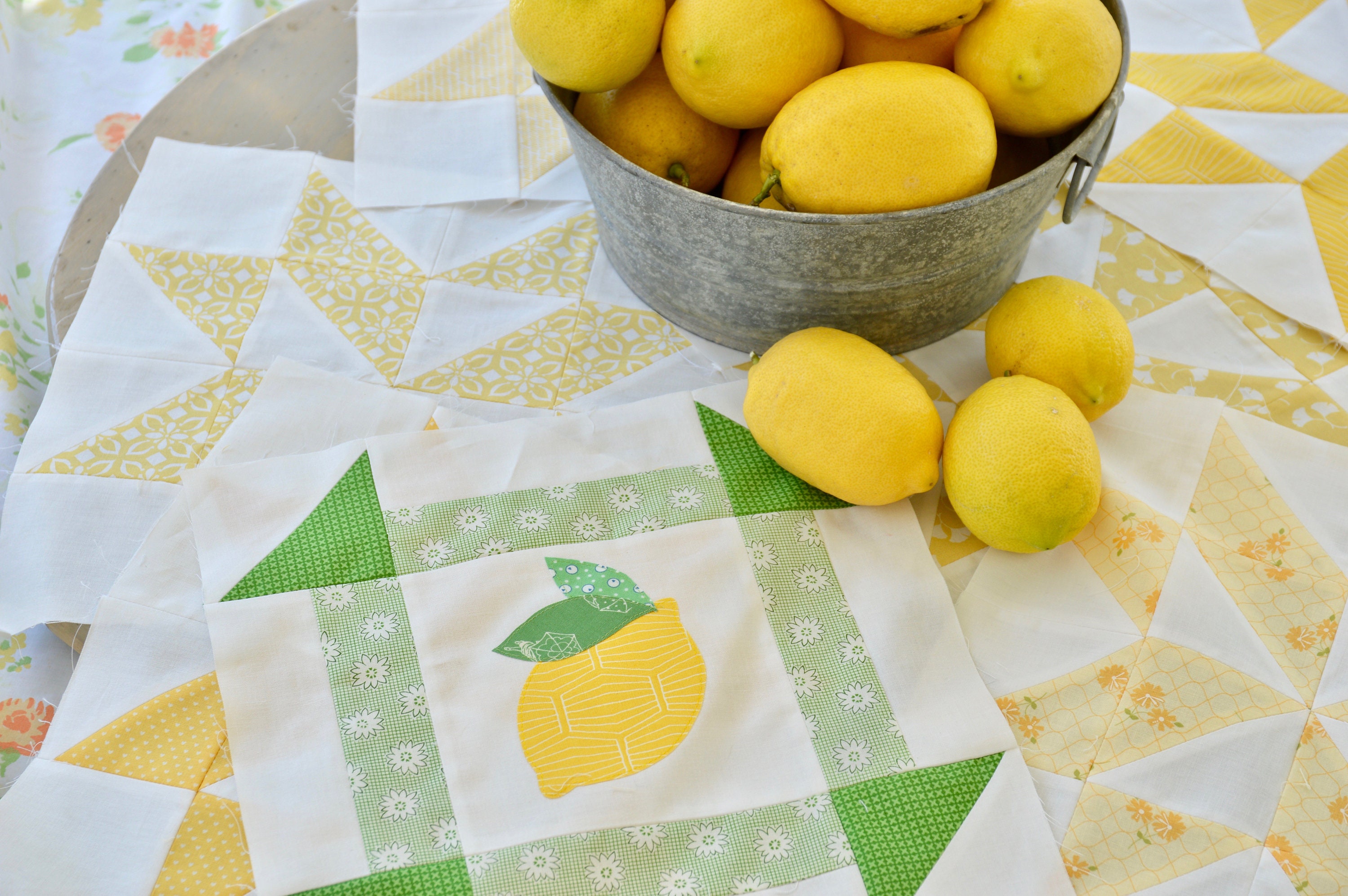 Lemon Fresh Quilt Pattern PDF Quilt Pattern Etsy