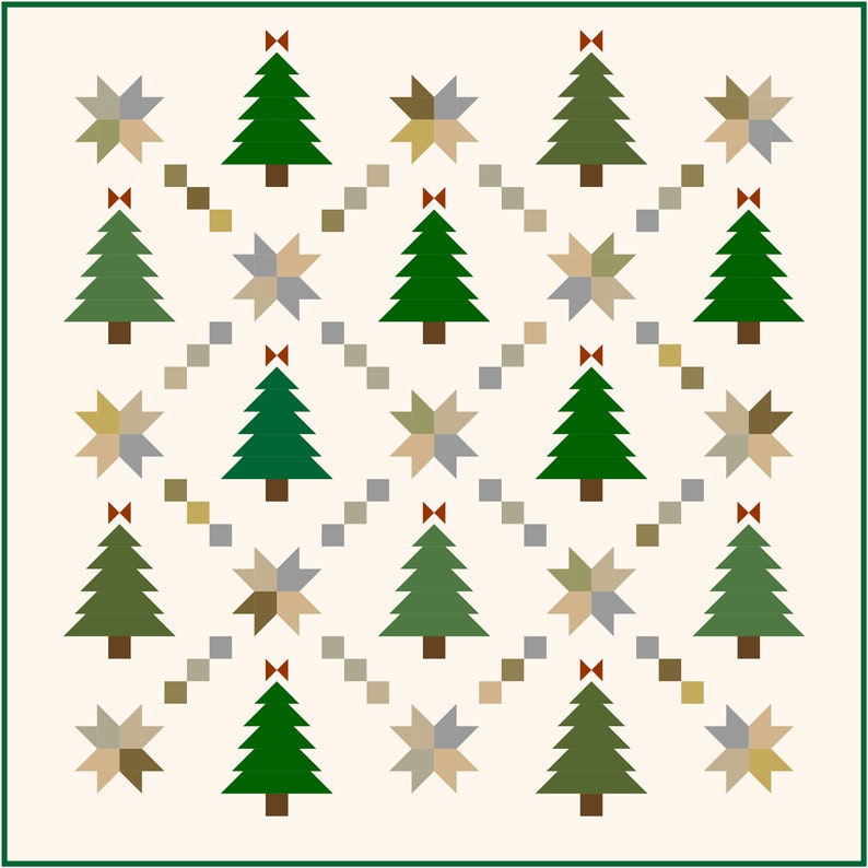 Farmhouse Pines PDF Quilt Pattern Etsy