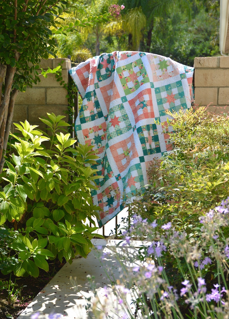 Gingham Picnic PDF Quilt Pattern Etsy