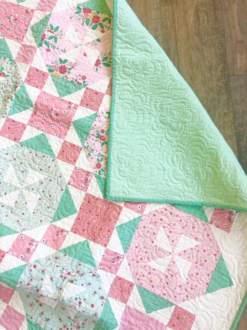 Rose Trellis Quilt Pattern PDF Pattern Instant DOWNLOAD Etsy