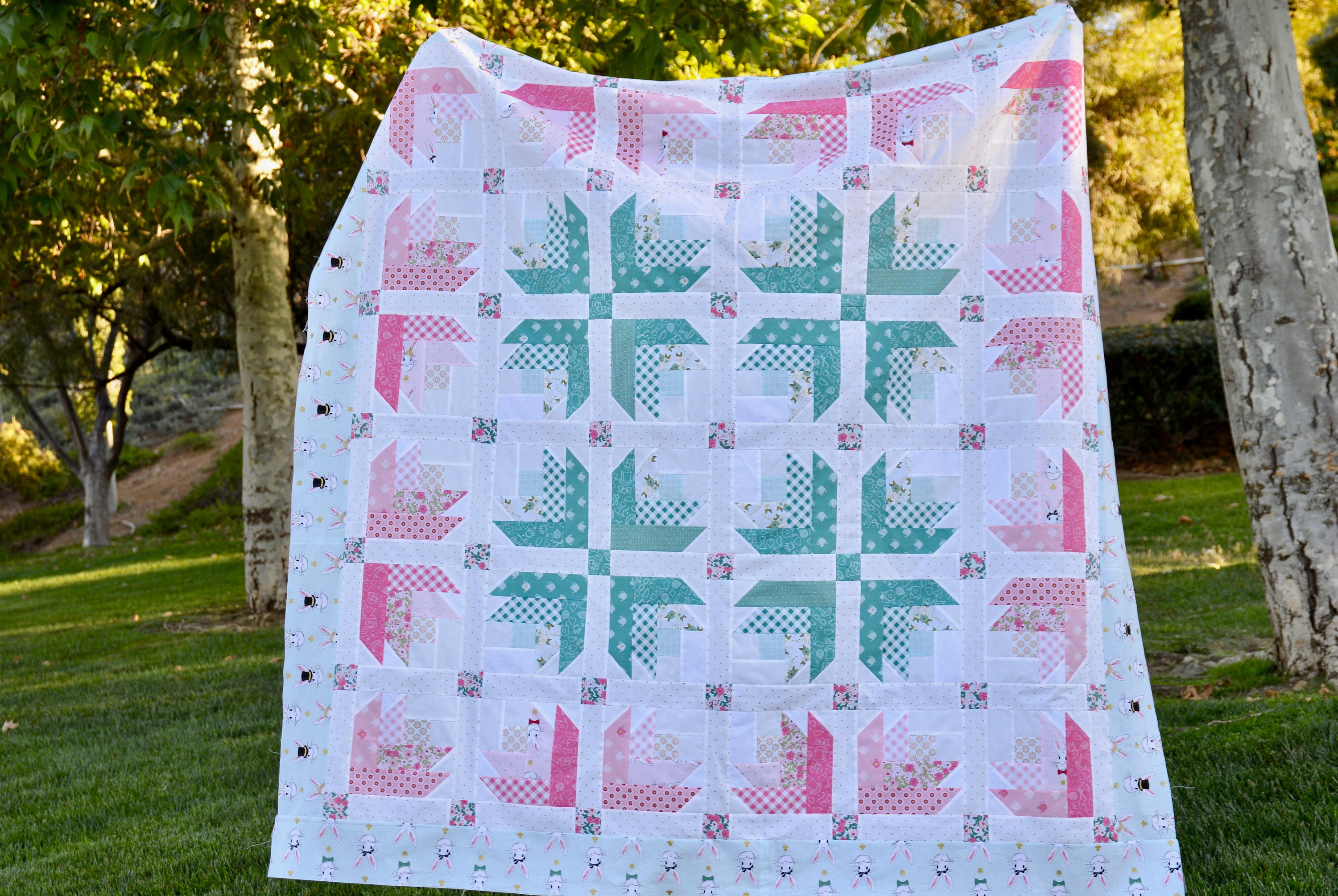 Spring Belle Quilt Pattern Hello Springtime Quilt Pattern, PDF Quilt Pattern, Spring Quilt - Etsy