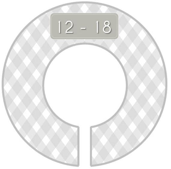 Closet Dividers Baby Organizer Girl Boy Neutral Baby Shower Gift Nursery Room Decor Kids Hanger Rack Infant Round Gray Light Tone White Il_570xn