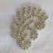 Rhinestone Appliqué , Wedding Bridal Beaded Crystal Appliqué rhinestone, Iron On , Hot Fix Appliqué