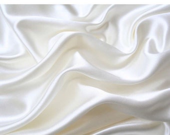 10 Yards White Satin Fabric ,White Satin,Satin ,Fabric For Decoration,Fabric For Bridal  Dress Satin By Yard