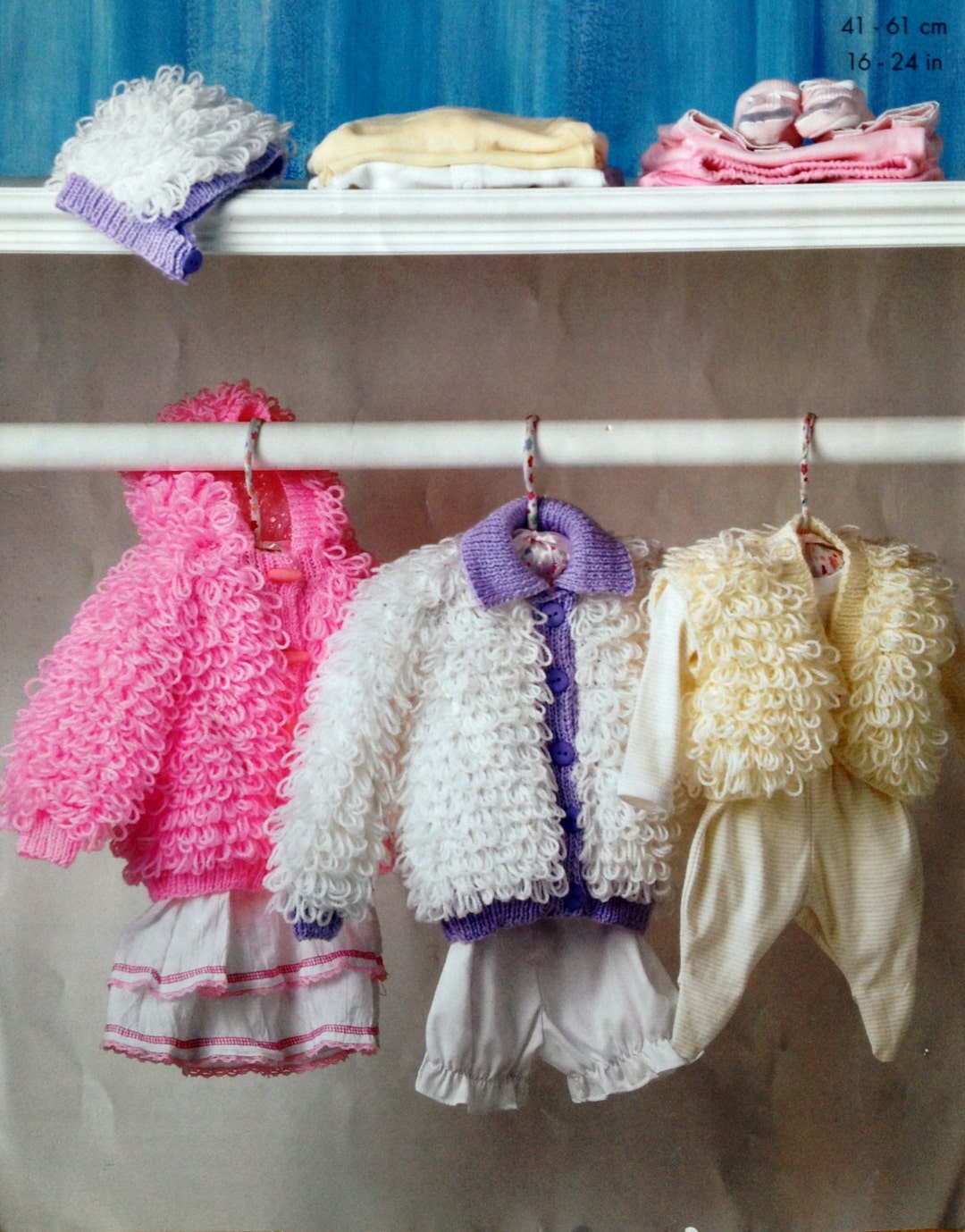 Vintage Knitting Pattern for Baby or Toddler Girls Loopy Bolero ...