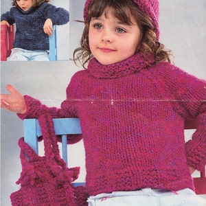 Free super chunky childrens knitting patterns sale