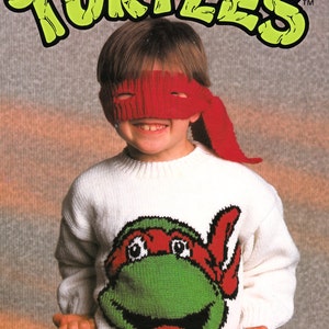 Vintage Pattern Teenage Mutant Ninja Turtles Jumpers Adults