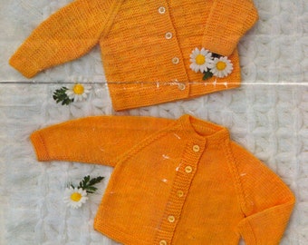 vintage baby cardigan knitting pattern