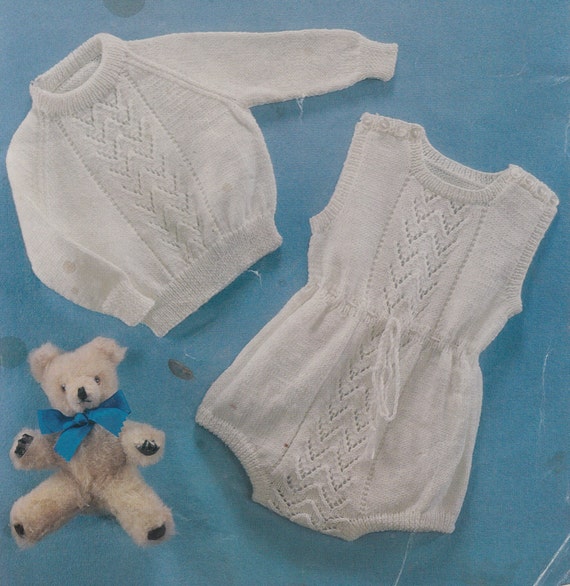 knitted romper suit