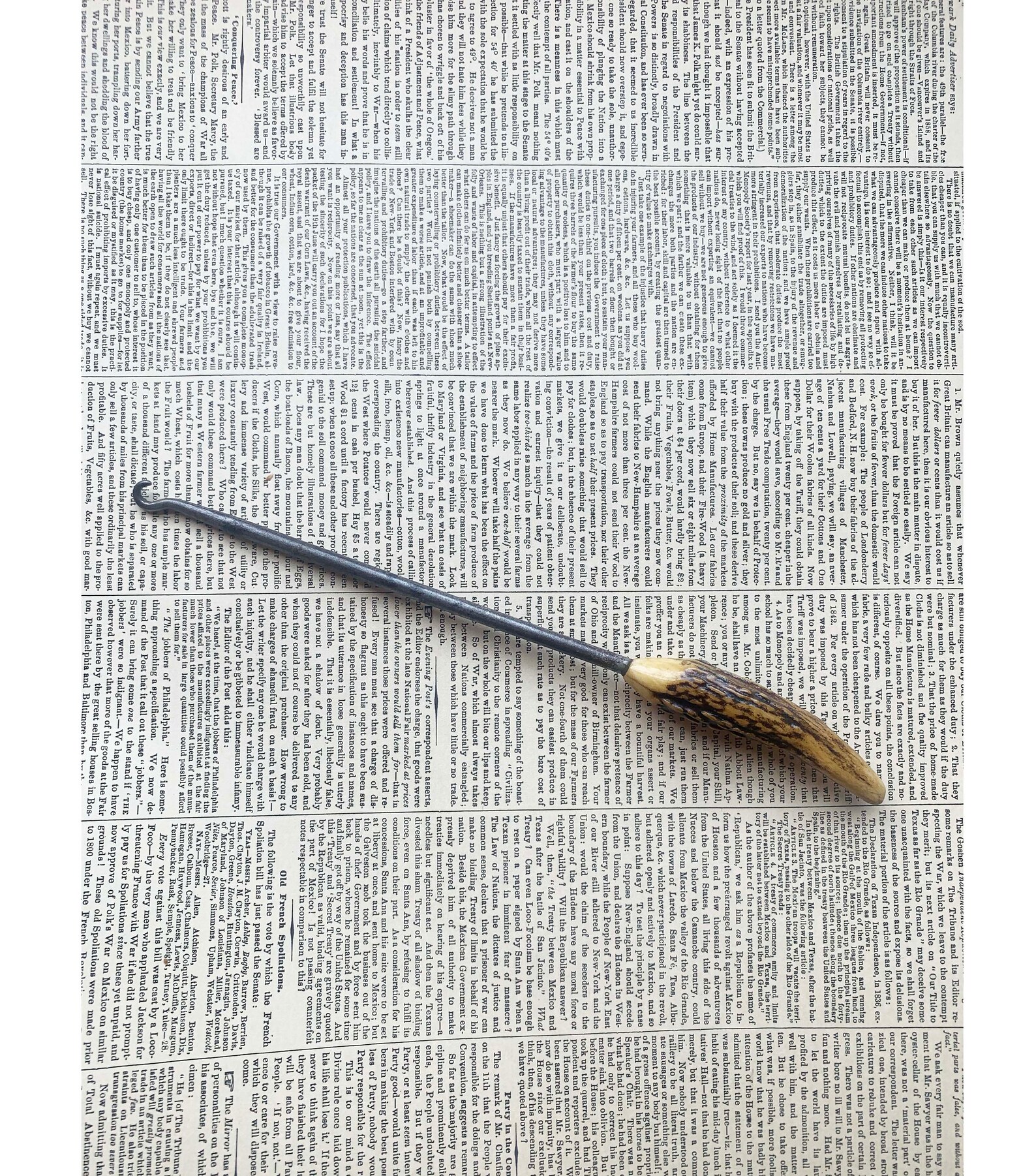 Horn Handle Shoe Hook Tool Vintage Button Hook Tool Antique Etsy