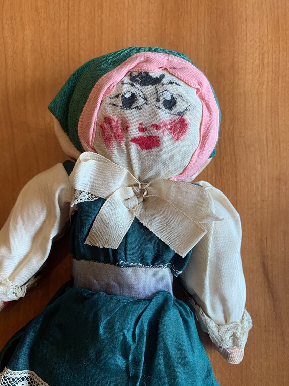Muneca de tela hecha a mano Muneca rusa decada de 1940 Muneca de nina Muneca de tela Muneca para ninos Coleccionable Etsy Espana