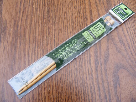 Takumi Bamboo Single Point Knitting Needles 9/"-size 1 2.25mm