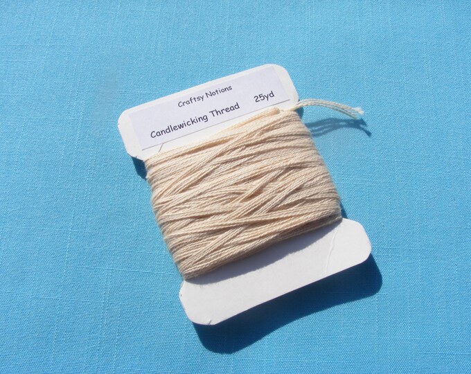 Candlewicking Thread (25 Yards) Color: Natural - for Embroidery - Etsy