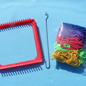 7 Potholder Loops for Traditional Friendly Loom's Potholder Loom,  Individual Colors, Makes 2 Potholders Your Choice From 34 Colors 