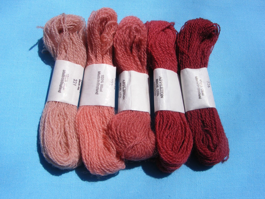 Appleton Crewel Embroidery Wool Yarn Skeins bright Terra Etsy