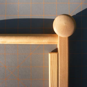 Needlework Scroll Frame -8.5&quot;x15&quot; wood split rail -for cross stitch, needlepoint, embroidery