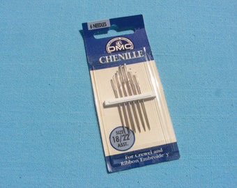 Chenille Embroidery Needles size 18/22 (by DMC) (6/pkg)