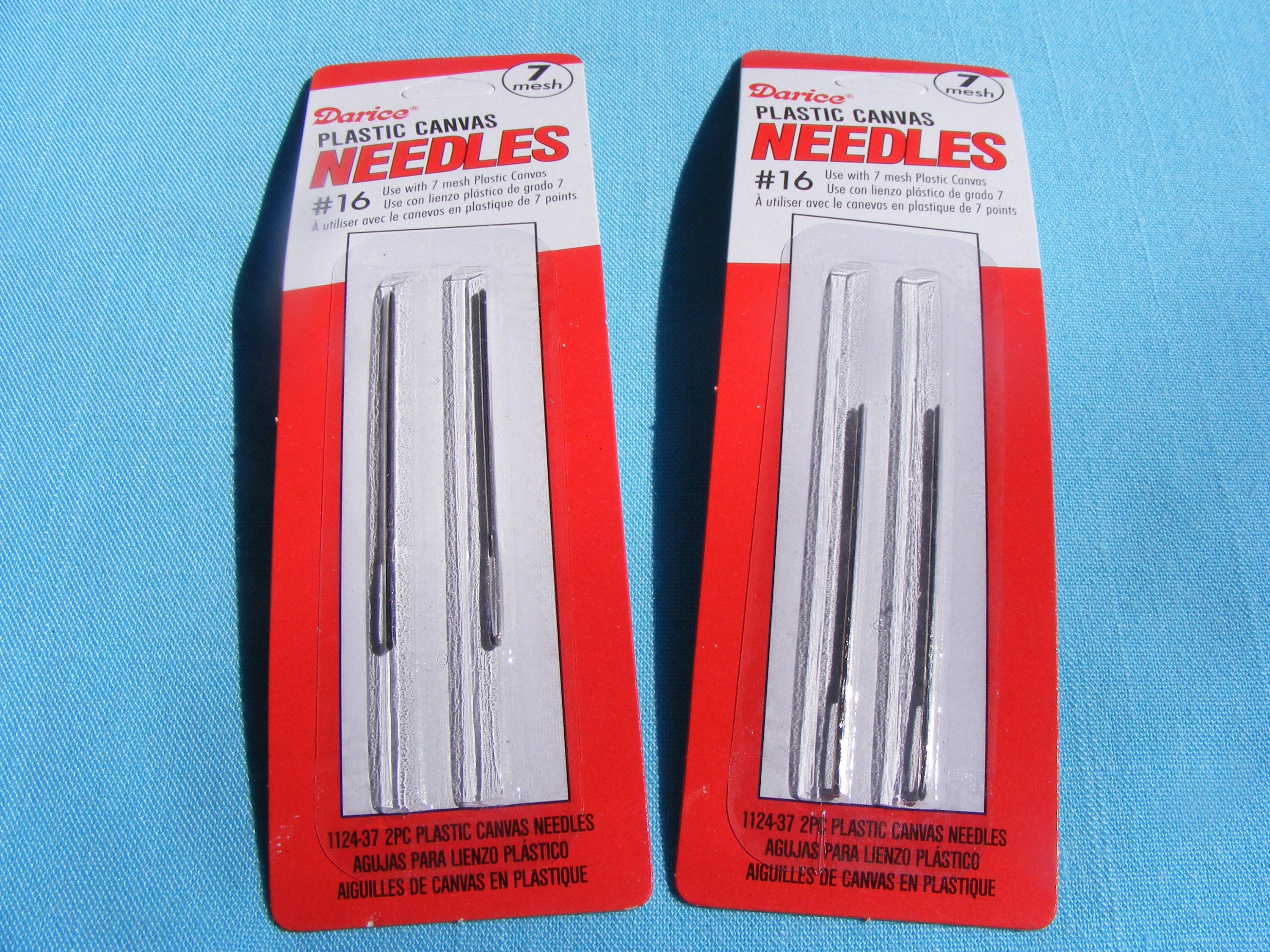 Plastic Canvas Needles size 16 for 7 mesh canvas (set of 4 needles)