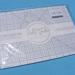 Cutting Mat 12&quot;x9&quot; (by Violet Studio) double sided includes Imperial & Metric grids