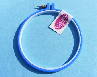 6 inch Embroidery Hoop - blue