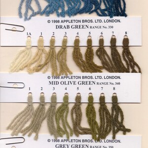 Appleton Crewel Wool Yarn Skein - (30 Yards) (select Colors Available ...