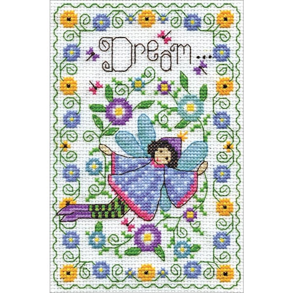Dream Fairy counted cross stitch kit (size 5"x7")