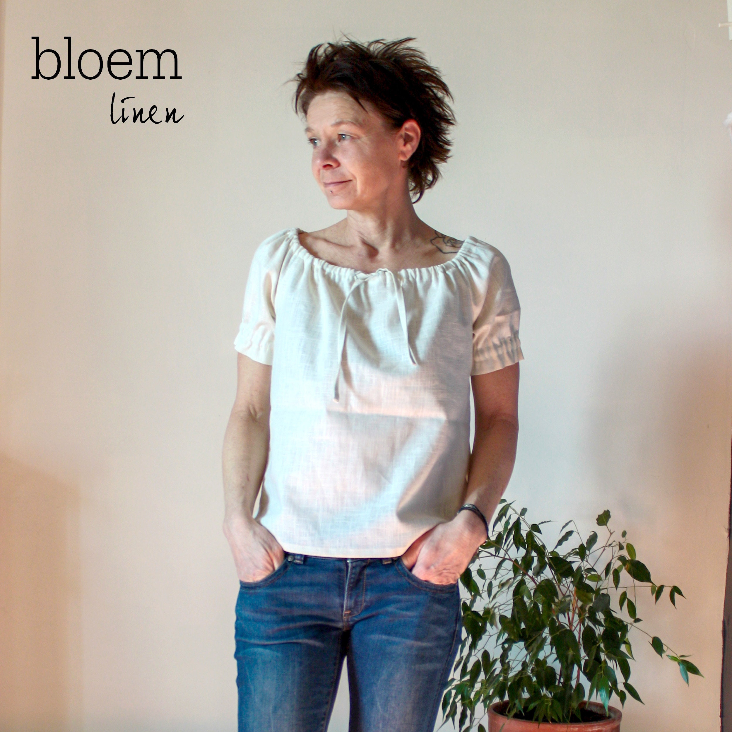 Sewing Pattern for a French Peasants Blouse Instant PDF Etsy Canada