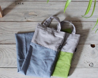 Handmade Linen Baguette Bread Bag - Zero Waste