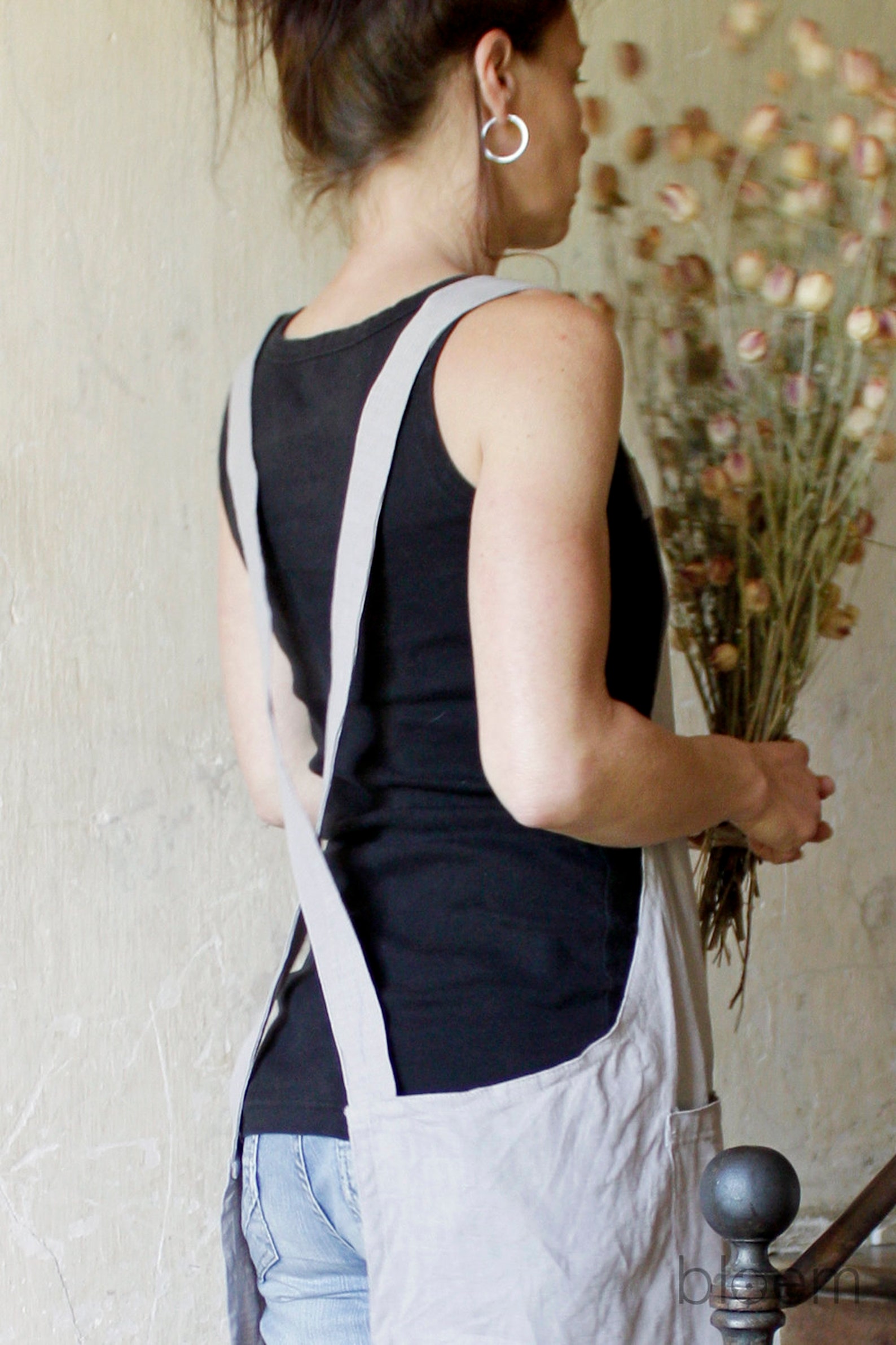 Unisex Cross Back Apron Sewing Pattern: No Tie Design (PDF Pattern) - Etsy