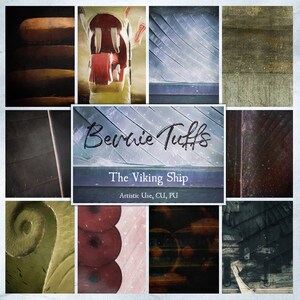 Bernie Tuffs - The Viking Ship Textured Backgrounds