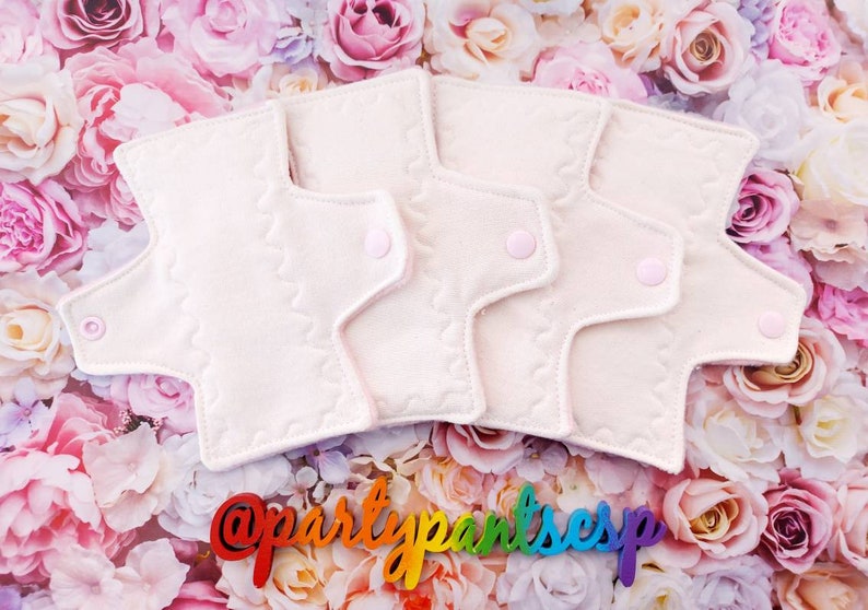 bamboo /& charcoal fabrics Multipack Incontinence pads 4 or 7 pack, waterproof core 3 lengths bladder control machine washable