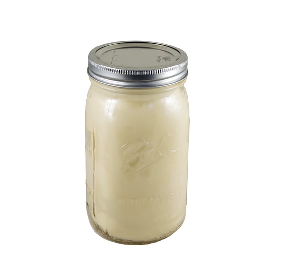 Organic 100% Grass Fed Tallow -- Organic Tallow  -- 1 quart or pint