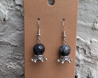 Handmade Crystal Ball Earrings | Witchy Halloween Jewelry