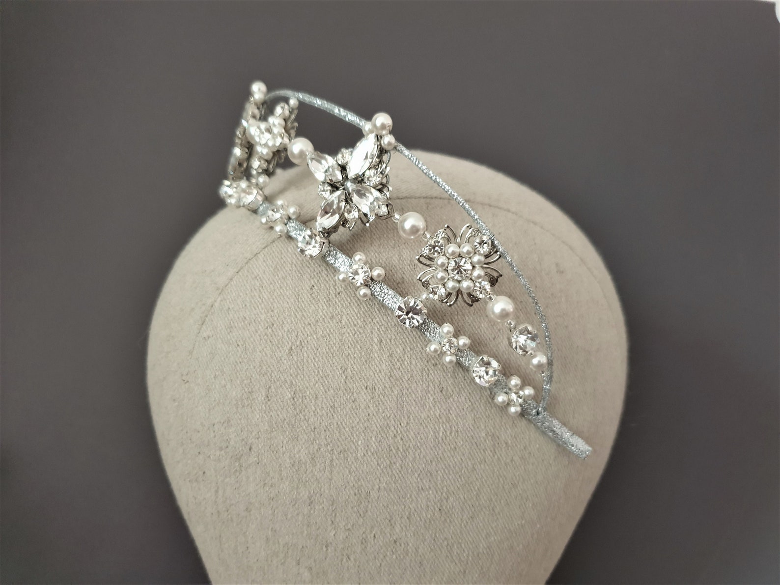 Wedding Kokoshnik Bridal Tiara Celestial Star Crown Wedding Etsy
