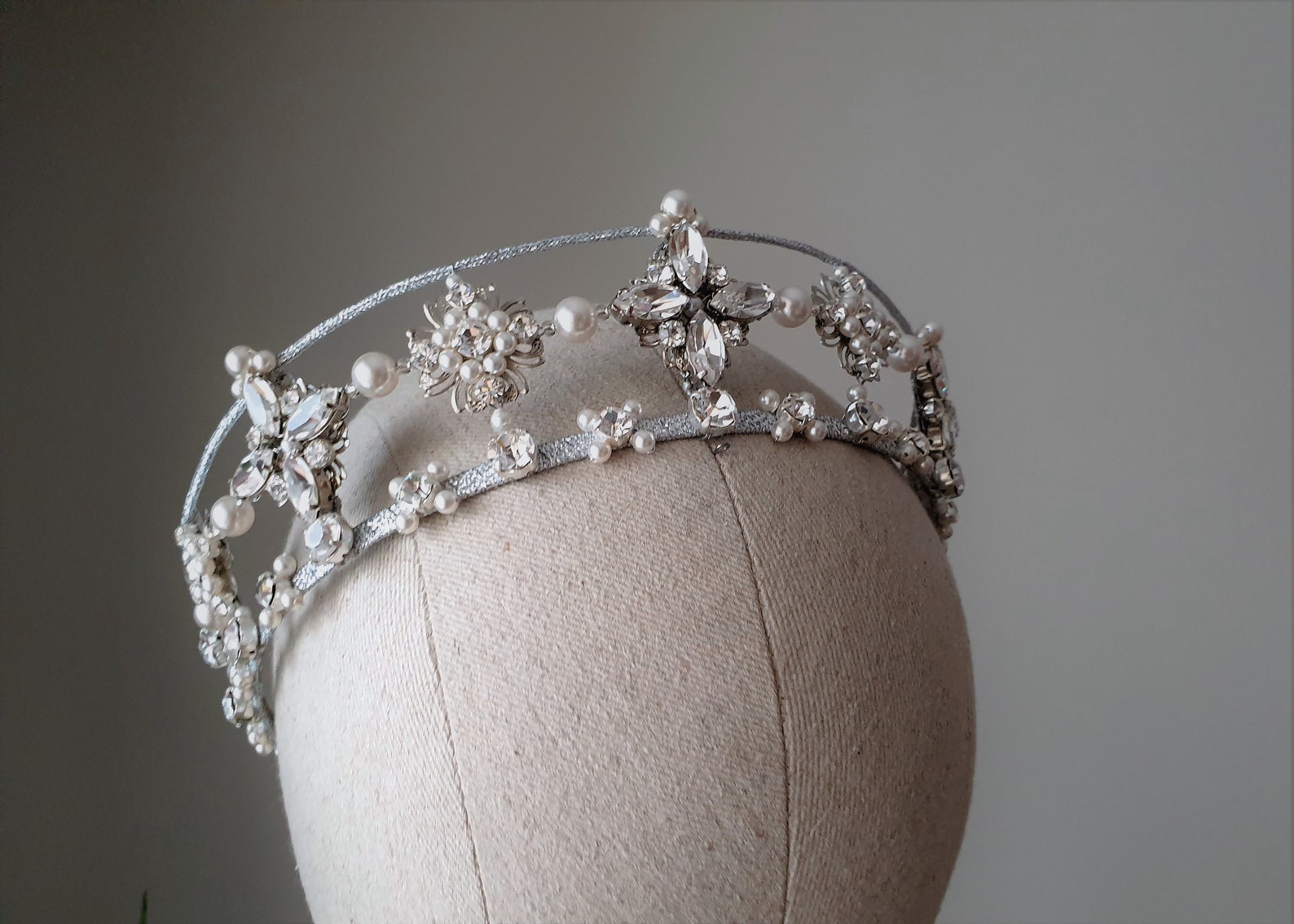 Wedding Kokoshnik Bridal Tiara Celestial Star Crown Wedding Etsy