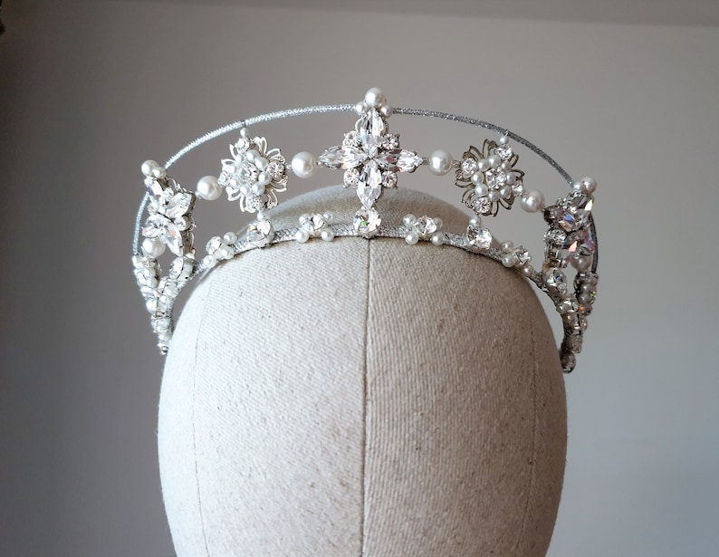 Wedding Kokoshnik Bridal Tiara Celestial Star Crown Wedding Etsy