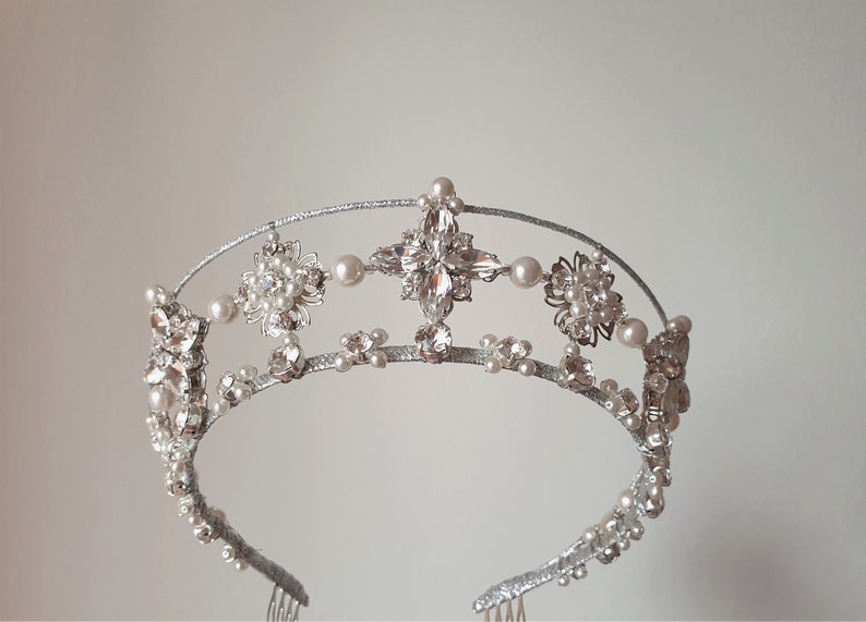 Wedding Kokoshnik Bridal Tiara Celestial Star Crown Wedding Etsy